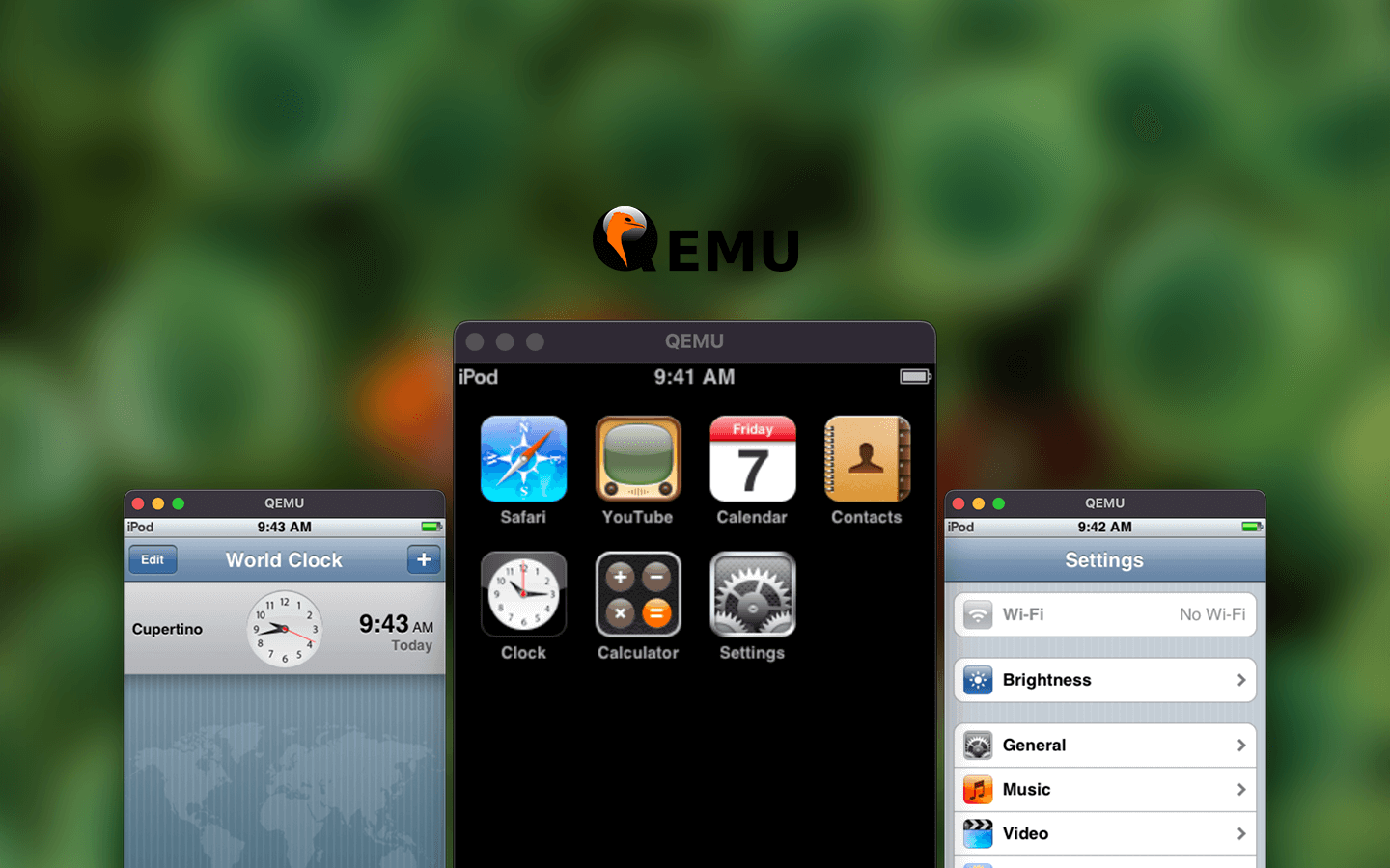 QEMUでiPhone OSが動作、iPod touch (第1世代)をmacOS 上でエミュレート可能に
